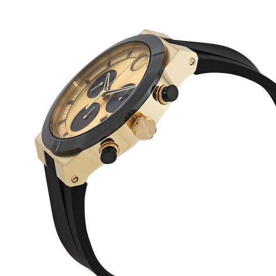 Movado Bold Fusion Chronograph Quartz Gold Dial Men's Watch 3600895