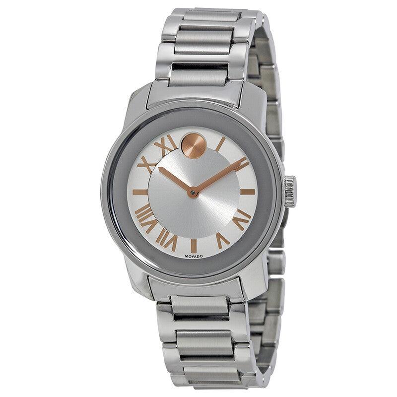 Movado Movado Bold Quartz Silver Dial Stainless Steel Ladies Watch 3600244