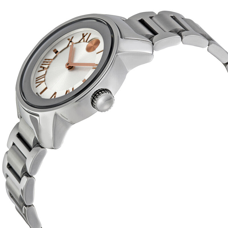Movado Movado Bold Quartz Silver Dial Stainless Steel Ladies Watch 3600244