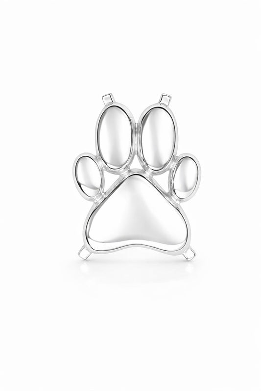 Sterling Silver Paw Print — Cape Cod Moments interchangeable charm